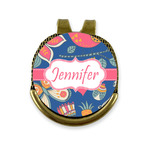 Owl & Hedgehog Golf Ball Marker - Hat Clip - Gold