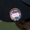 Owl & Hedgehog Golf Ball Marker Hat Clip - Gold - On Hat