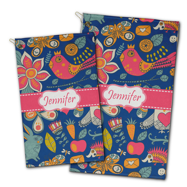 Owl & Hedgehog Golf Towel - PARENT (small and large)