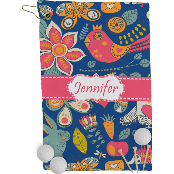 Owl & Hedgehog Golf Towel (Personalized)