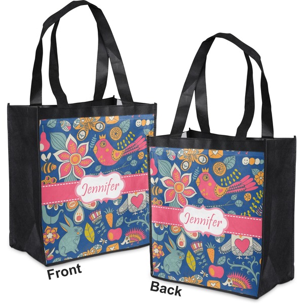 Owl & Hedgehog Grocery Bag - Apvl