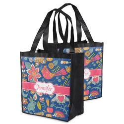 Owl & Hedgehog Grocery Bag (Personalized)