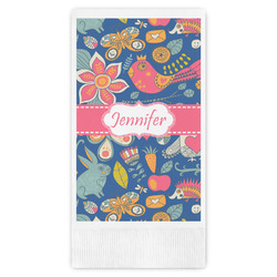 Owl & Hedgehog Guest Towels - Full Color (Personalized)