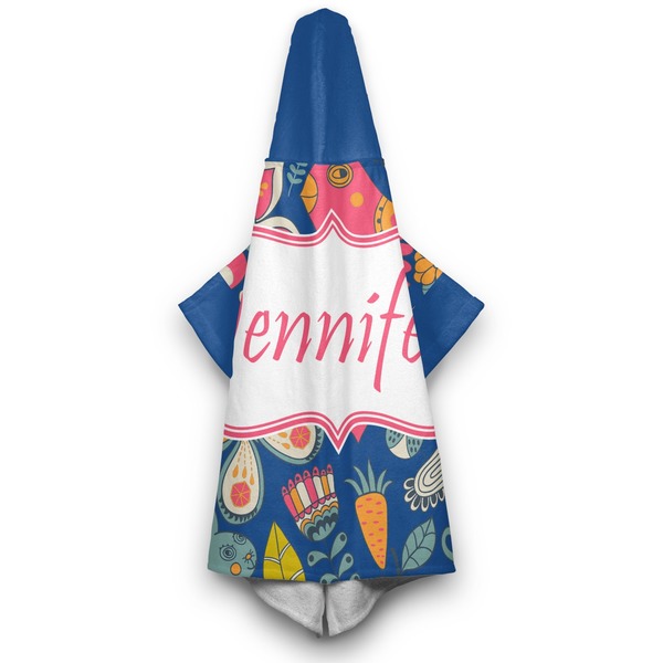 Owl & Hedgehog Hooded Towel - Hanging