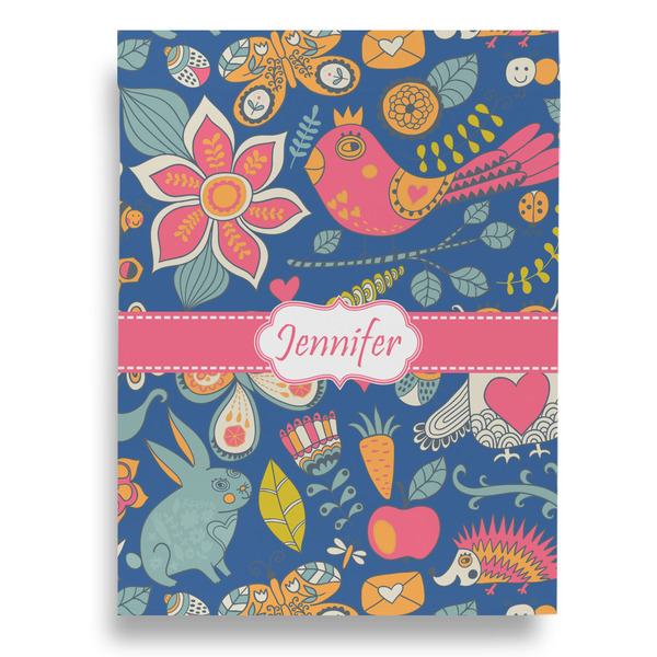 Owl & Hedgehog House Flags - Single Sided - FRONT