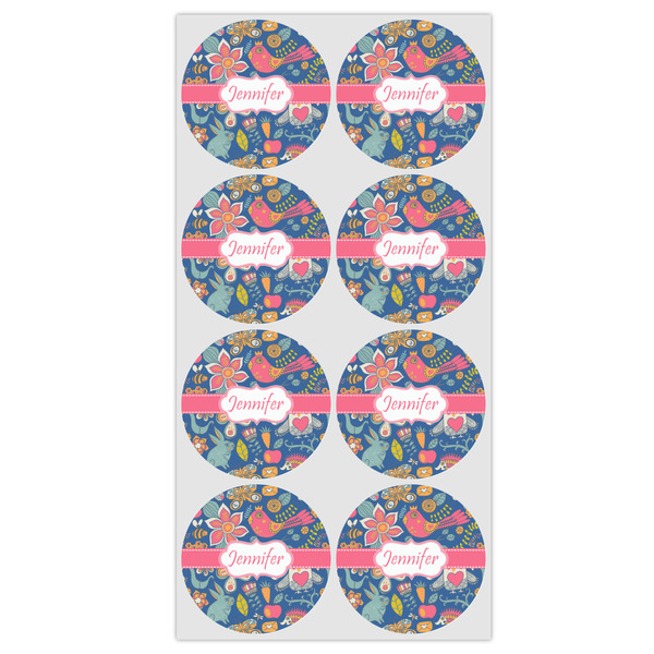 Owl & Hedgehog Icing Circle - Medium - Set of 8