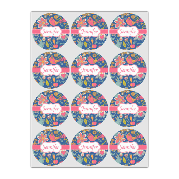 Owl & Hedgehog Icing Circle - Small - Set of 12