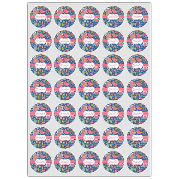 Owl & Hedgehog Icing Circle - XSmall - Set of 35