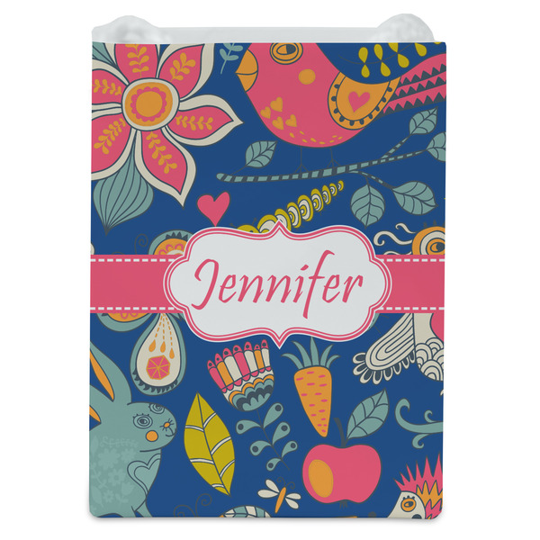 Owl & Hedgehog Jewelry Gift Bag - Gloss - Front