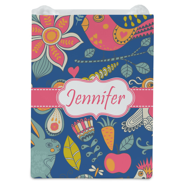 Owl & Hedgehog Jewelry Gift Bag - Matte - Front