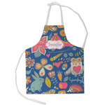 Owl & Hedgehog Kid's Apron - Small (Personalized)