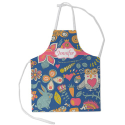 Owl & Hedgehog Kid's Apron - Small (Personalized)