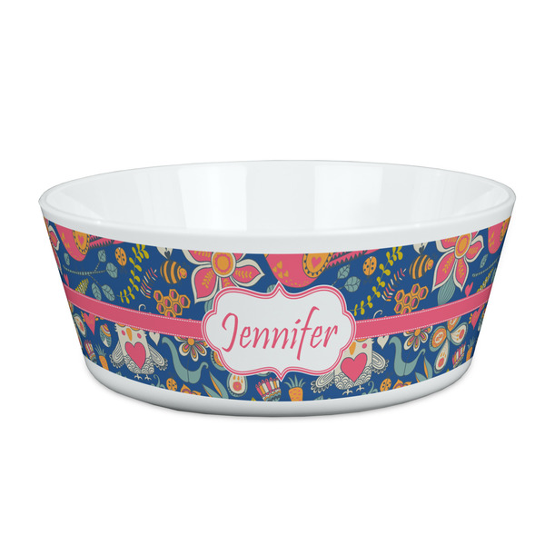 Custom Owl & Hedgehog Kid's Bowl (Personalized)