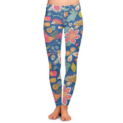 Owl & Hedgehog Ladies Leggings - Small