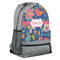 Owl & Hedgehog Backpack - Grey (Personalized)