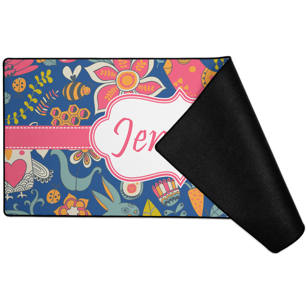 Owl & Hedgehog Large Gaming Mats - FRONT W/ FOLD