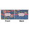 Owl & Hedgehog Large Zipper Pouch Approval (Front and Back)