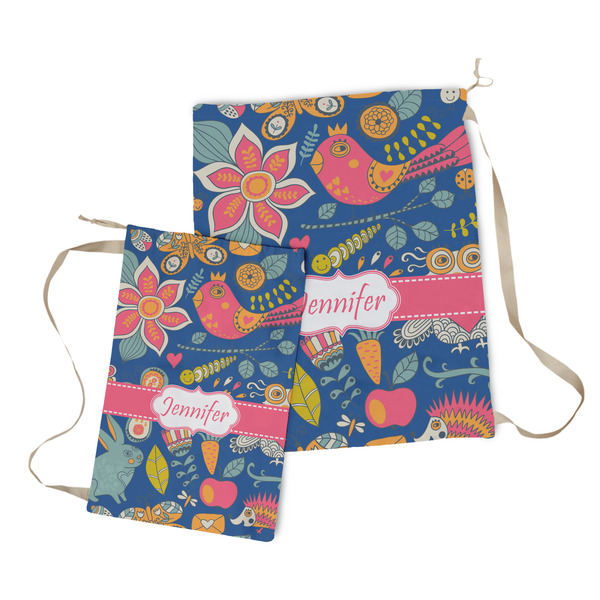 Owl & Hedgehog Laundry Bag - Both Bags