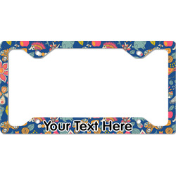 Owl & Hedgehog License Plate Frame - Style C (Personalized)
