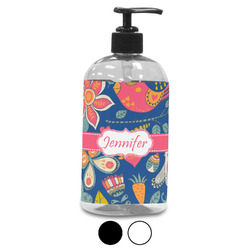 Owl & Hedgehog Plastic Soap / Lotion Dispenser (Personalized)