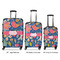 Owl & Hedgehog Luggage Bags all sizes - With Handle
