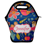 Owl & Hedgehog Lunch Bag w/ Name or Text