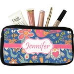Owl & Hedgehog Makeup / Cosmetic Bag - Small (Personalized)
