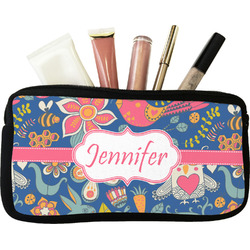 Owl & Hedgehog Makeup / Cosmetic Bag (Personalized)