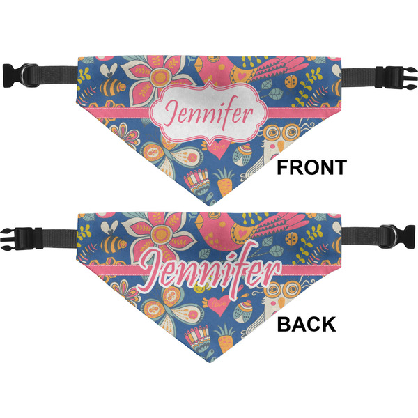 Owl & Hedgehog Medium Dog Bandana Approval