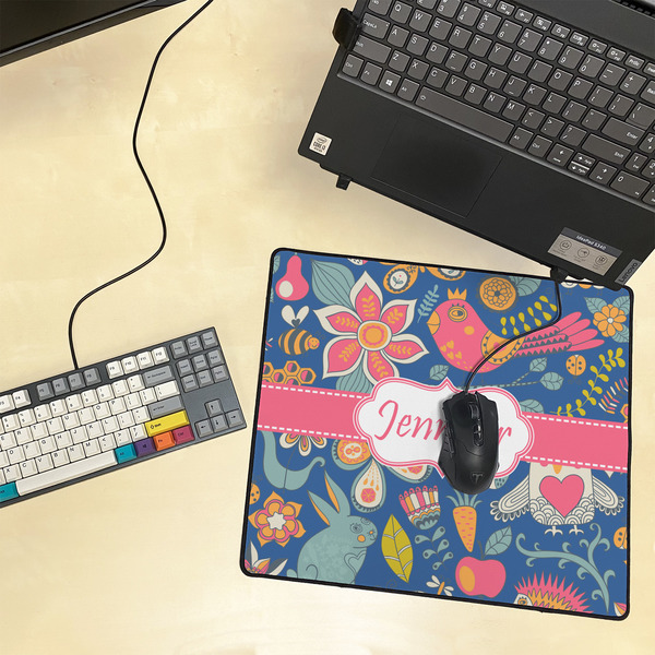 Owl & Hedgehog Medium Gaming Mats - LIFESTYLE