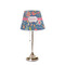 Owl & Hedgehog Poly Film Empire Lampshade - On Stand