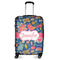 Owl & Hedgehog Suitcase - 24" Medium - Checked (Personalized)