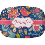 Owl & Hedgehog Melamine Platter (Personalized)