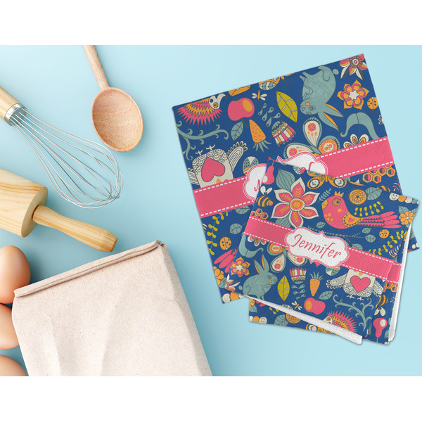 Owl & Hedgehog Microfiber Dish Rag - LIFESTYLE