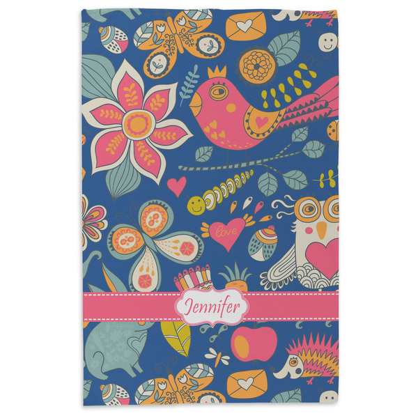 Owl & Hedgehog Microfiber Dish Towel - APPROVAL