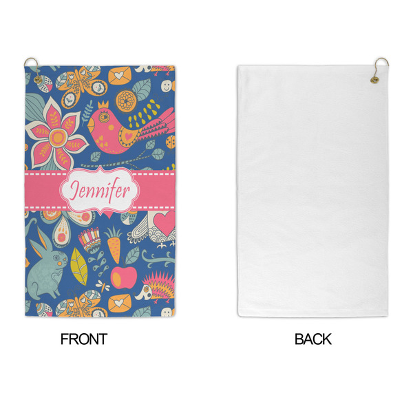 Owl & Hedgehog Microfiber Golf Towels - APPROVAL