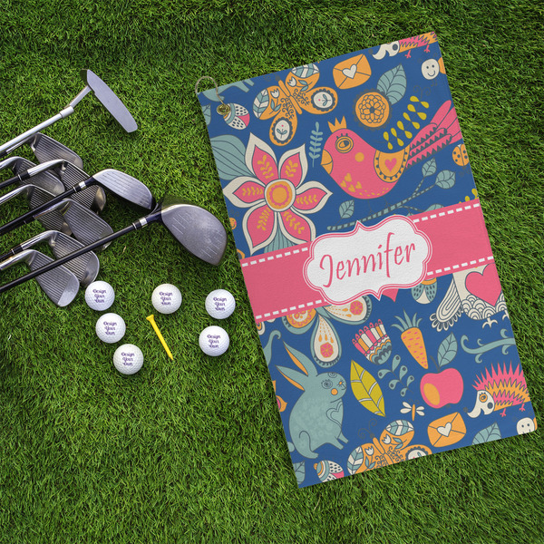 Owl & Hedgehog Microfiber Golf Towels - LIFESTYLE