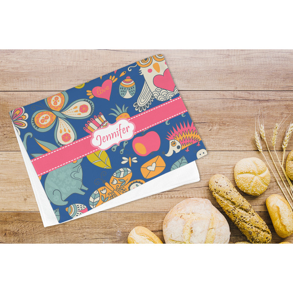 Owl & Hedgehog Microfiber Kitchen Towel - LIFESTYLE