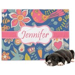 Owl & Hedgehog Dog Blanket - Regular (Personalized)