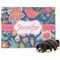 Owl & Hedgehog Dog Blanket - Regular (Personalized)
