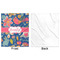 Owl & Hedgehog Minky Blanket - 50"x60" - Single Sided - Front & Back