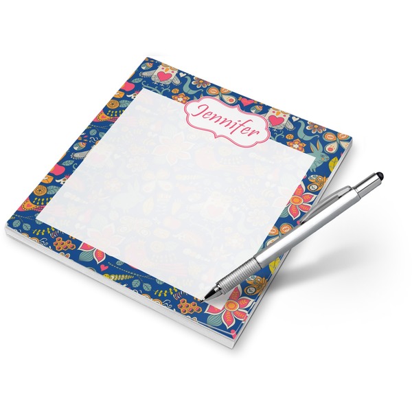 Custom Owl & Hedgehog Notepad (Personalized)