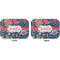 Owl & Hedgehog Octagon Placemat - Double Print Front and Back