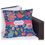 Owl & Hedgehog Outdoor Pillow (Personalized)