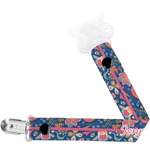 Owl & Hedgehog Pacifier Clip (Personalized)