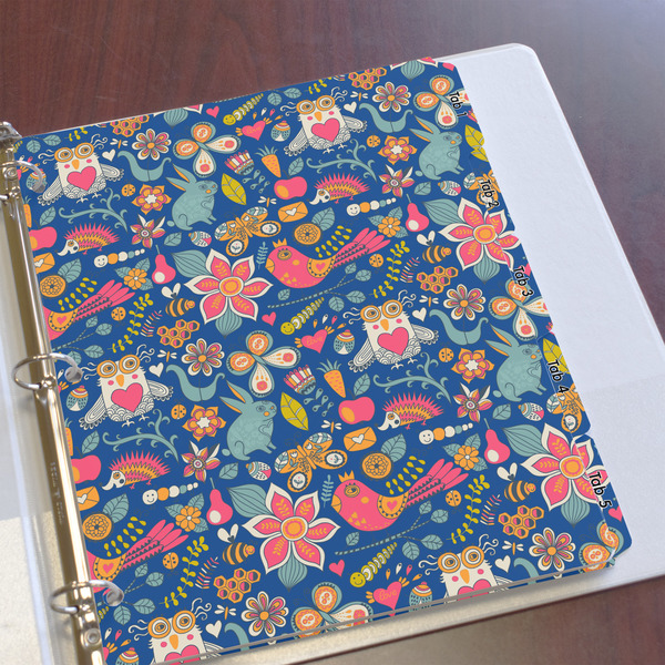 Owl & Hedgehog Page Dividers - Set of 5 - In Context