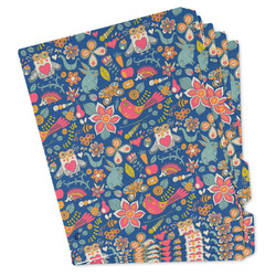 Owl & Hedgehog Binder Tab Divider Set (Personalized)