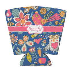 Owl & Hedgehog Party Cup Sleeve - with Bottom (Personalized)