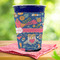 Owl & Hedgehog Party Cup Sleeves - with bottom - Lifestyle