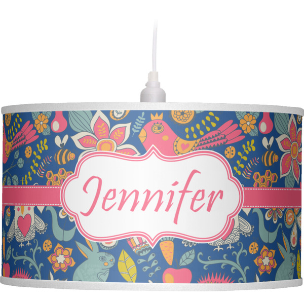 Owl & Hedgehog Pendant Lamp Shade